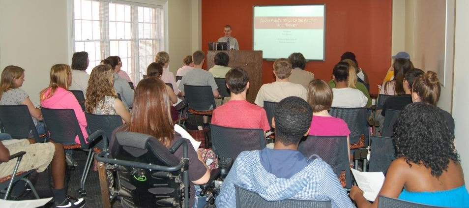 Photo of Symposium presentation